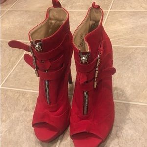 Red booties